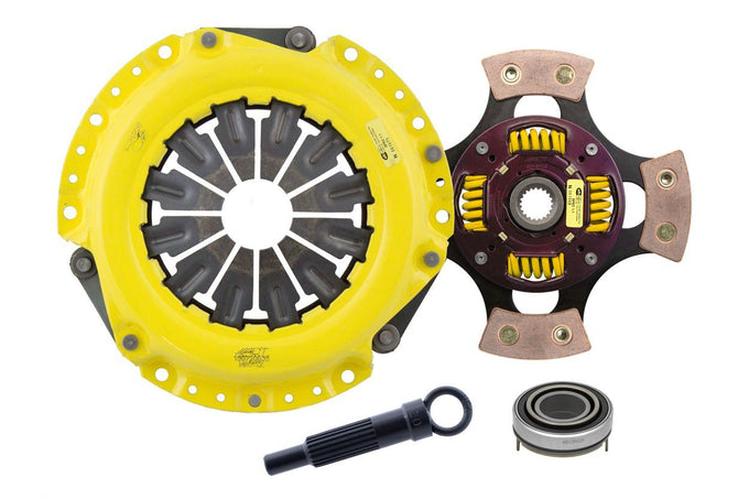 Extreme Race Sprung 4 Pad Clutch Kit <br> 89-94 Eagle Plymouth Mitsubishi Hyundai