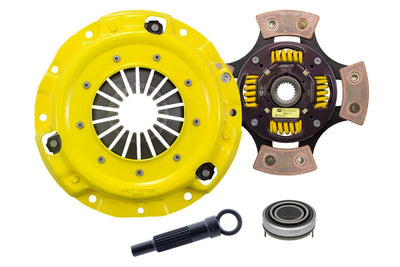 Heavy Duty Race Sprung 4 Pad Clutch Kit <br> 76-02 Eagle Plymouth Mitsubishi Hyundai Dodge
