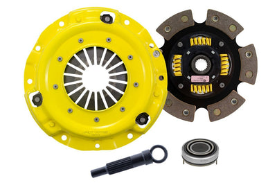 Heavy Duty Race Sprung 6 Pad Clutch Kit <br> 76-02 Eagle Plymouth Mitsubishi Hyundai Dodge
