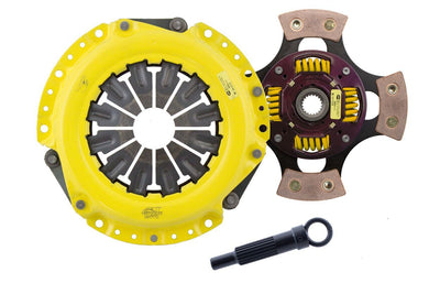 Extreme Race Sprung 4 Pad Clutch Kit <br> 2002-2006 Mitsubishi Lancer