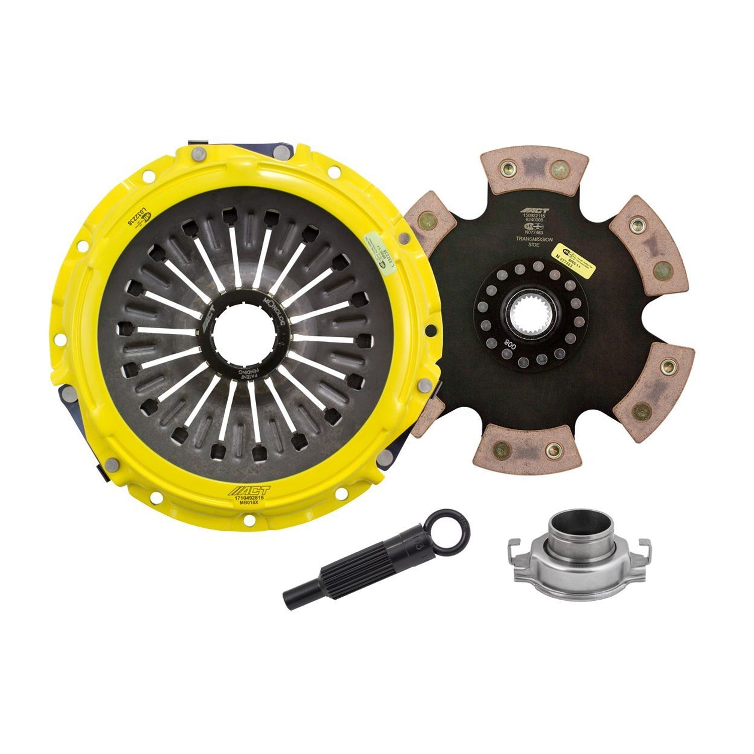 Extreme Race Rigid 6 Pad Clutch Kit w/Monoloc <br> 2003-2006 Mitsubishi Lancer