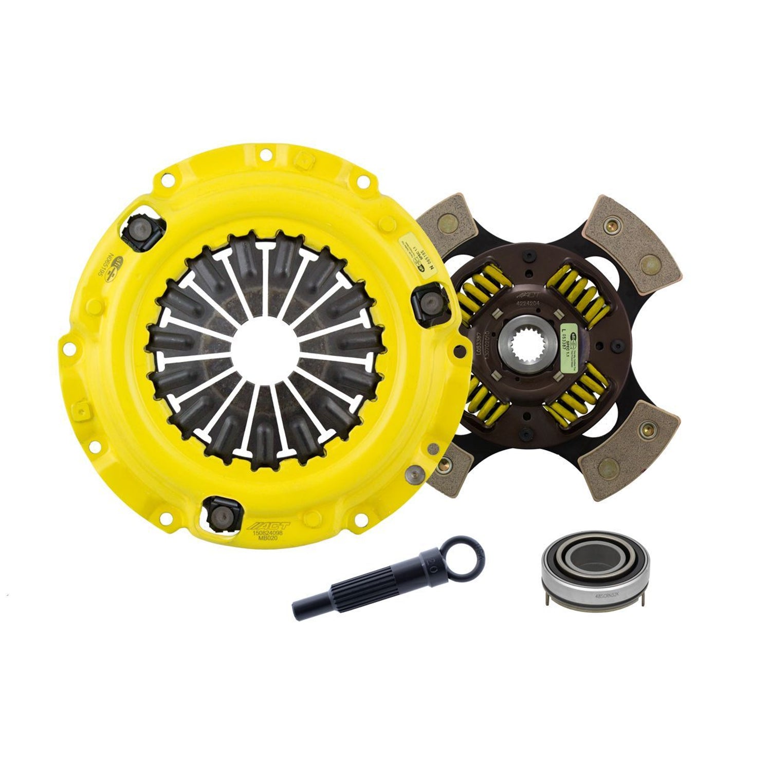 Heavy Duty Race Sprung 4 Pad Clutch Kit <br> 04-12 Mitsubishi Lancer Eclipse