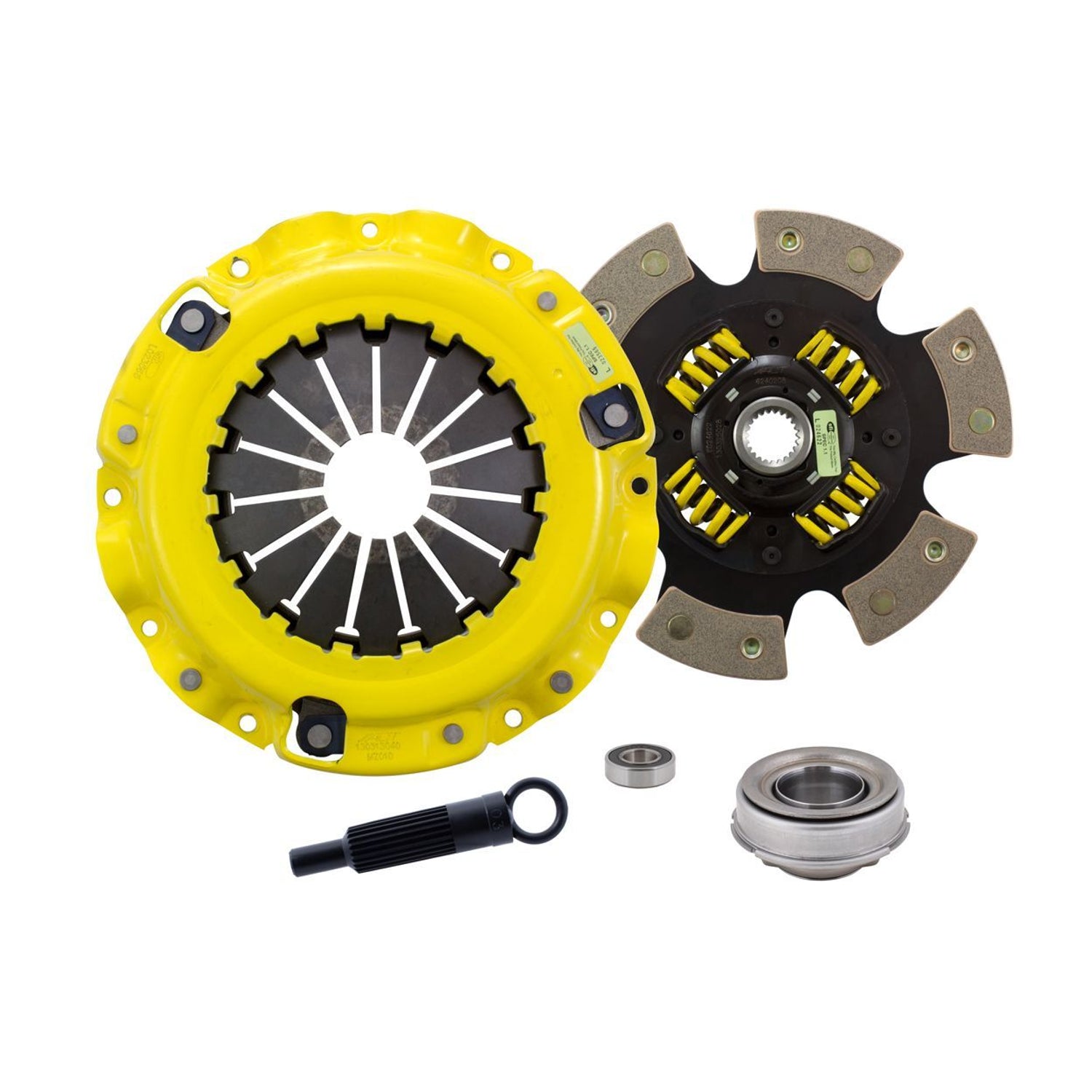 Heavy Duty Race Sprung 6 Pad Clutch Kit <br> 87-89 Chrysler Conquest Mitsubishi Starion