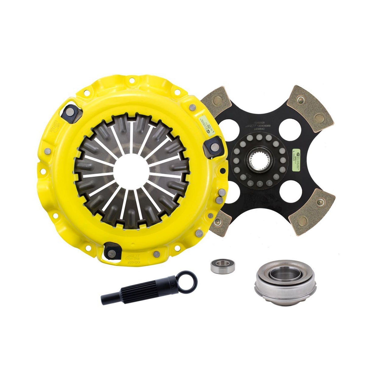 Max Extreme Race Rigid 4 Pad Clutch Kit <br> 87-89 Chrysler Conquest Mitsubishi Starion