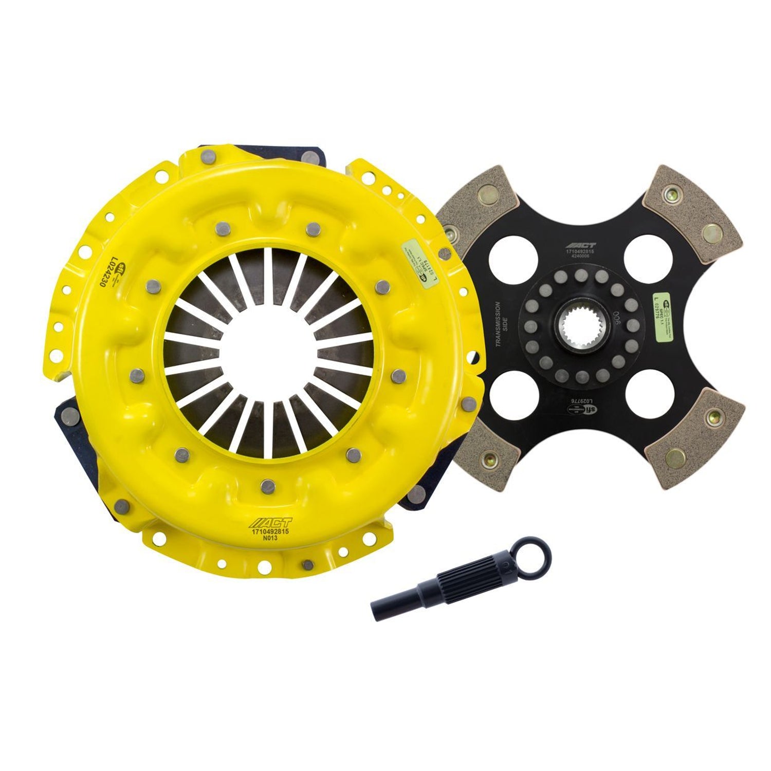 Heavy Duty Race Rigid 4 Pad Clutch Kit <br> Universal Fit