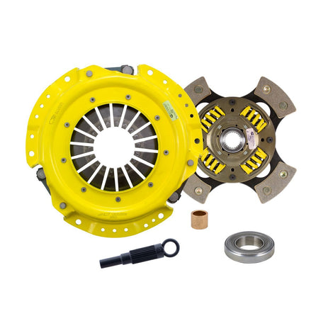 Heavy Duty Race Sprung 4 Pad Clutch Kit <br> 75-98 Nissan 240SX 280ZX 280Z 720 620 Maxima