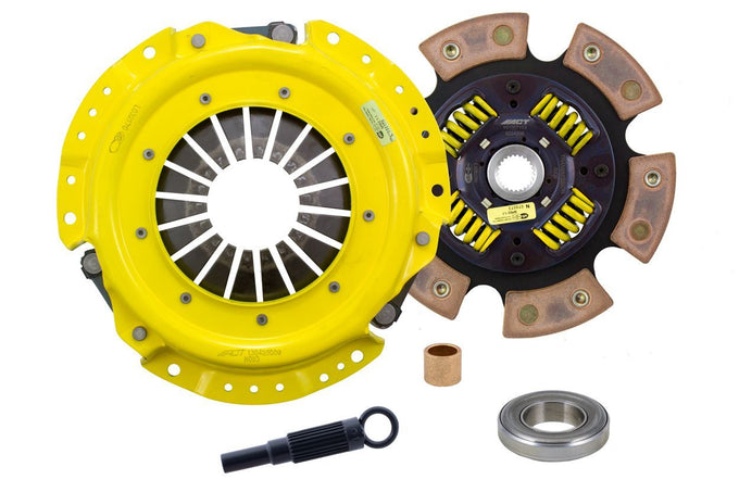 Heavy Duty Race Sprung 6 Pad Clutch Kit <br> 75-98 Nissan 240SX 280ZX 280Z 720 620 Maxima