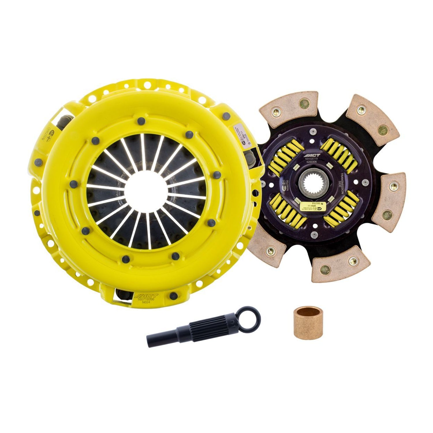 Heavy Duty Race Sprung 6 Pad Clutch Kit <br> 08-13 Infiniti G37 G35 Q60 Nissan 350Z 370Z