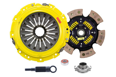 Heavy Duty Race Sprung 6 Pad Clutch Kit with Monoloc <br> 04-21 Subaru WRX STI Impreza Legacy