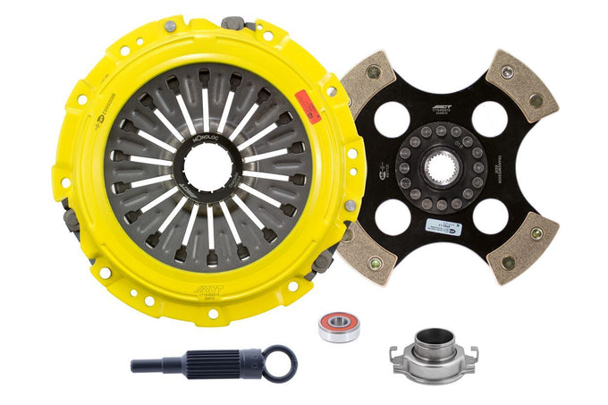 Heavy Duty Race Rigid 4 Pad Clutch Kit W/Monoloc <br> 04-21 Subaru WRX STI Impreza Legacy