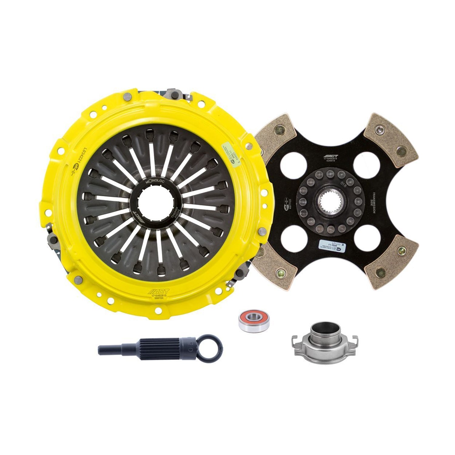 Extreme Race Rigid 4 Pad Clutch Kit w/Monoloc <br> 04-21 Subaru WRX STI Impreza Legacy