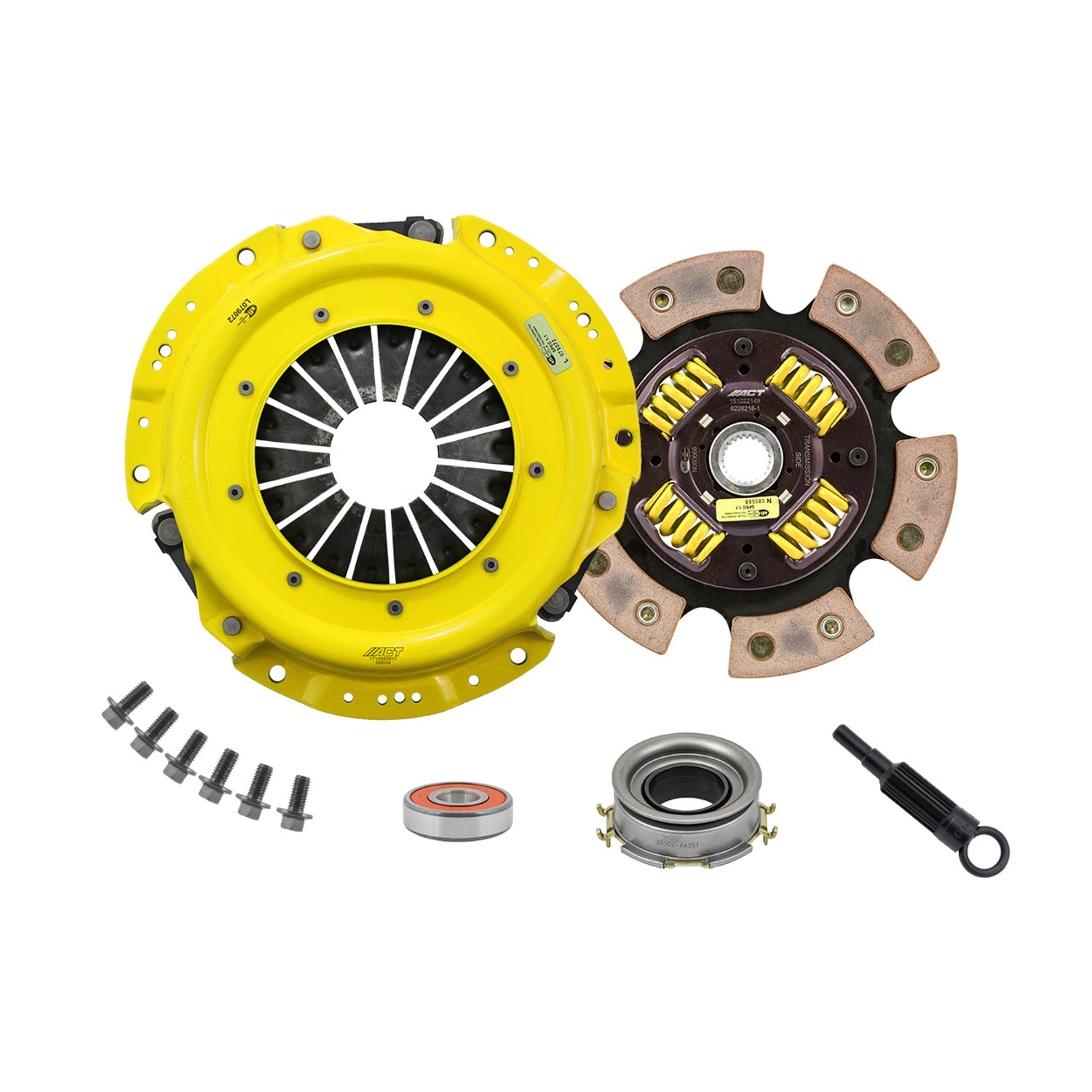 Heavy Duty Race Sprung 6 Pad Clutch Kit <br> 13-20 Subaru BRZ Scion FR-S Toyota 86