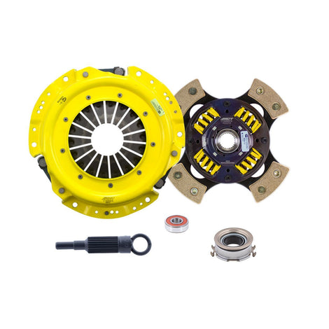 Heavy Duty Race Sprung 4 Pad Clutch Kit <br> 90-23 Subaru Forester Legacy Impreza Crosstrek