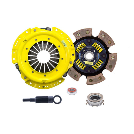 Heavy Duty Race Sprung 6 Pad Clutch Kit <br> 90-23 Subaru Forester Legacy Impreza Crosstrek