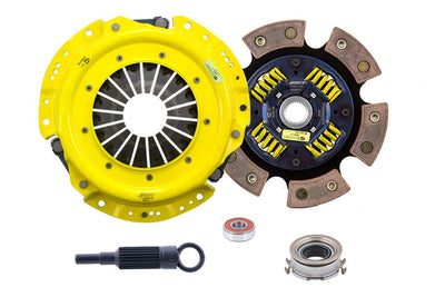 Heavy Duty Race Sprung 6 Pad Clutch Kit <br> 90-23 Subaru Forester Legacy Impreza Crosstrek