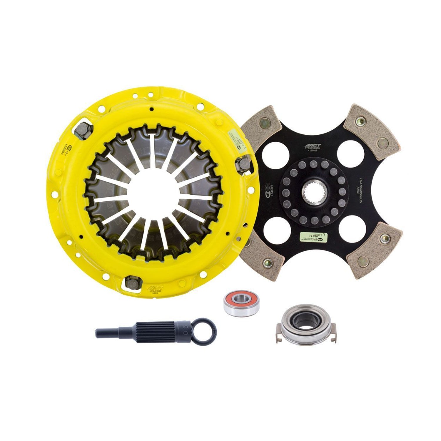 Heavy Duty Race Rigid 4 Pad Clutch Kit <br> 05-14 Subaru WRX Legacy Outback Impreza Forester
