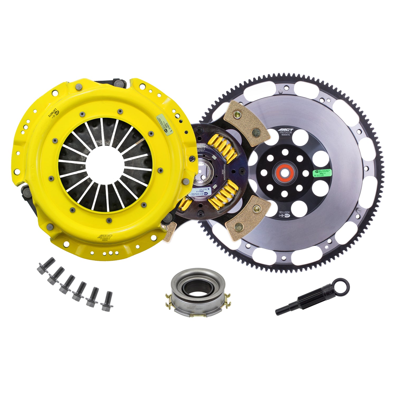 Heavy Duty Race Sprung 4 Pad Clutch Kit <br> 13-20 Subaru BRZ Scion FR-S Toyota 86