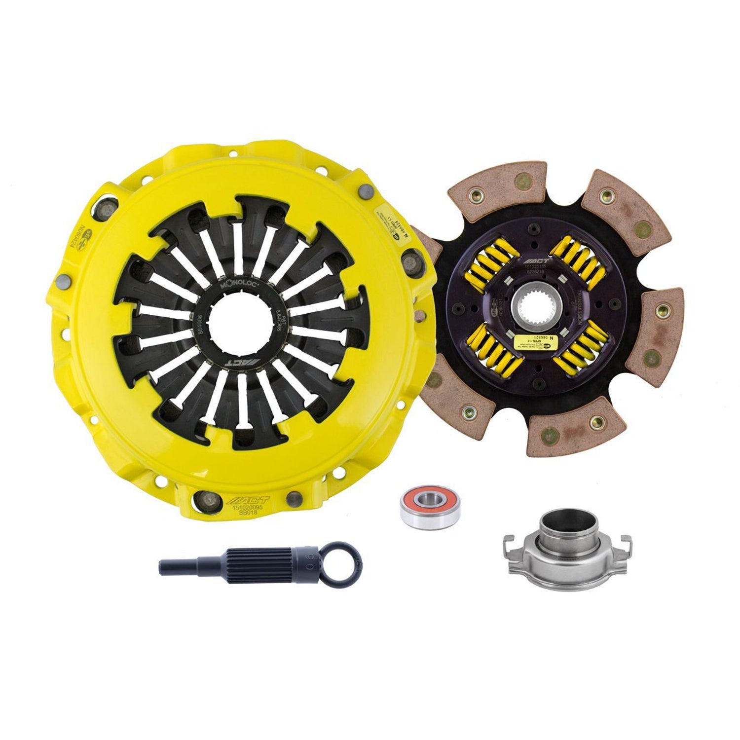 Heavy Duty Race Sprung 6 Pad Clutch Kit with Monoloc <br> 02-09 Subaru Impreza Legacy Baja Forester