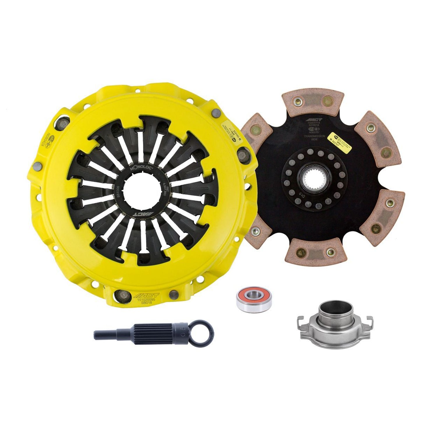 Heavy Duty Race Rigid 6 Pad Clutch Kit w/Monoloc <br> 02-09 Subaru Impreza Legacy Baja Forester