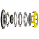 Mod-Twin 225 Heavy Duty Sprung Race Clutch Kit <br> 2004-2021 Subaru Impreza WRX STI