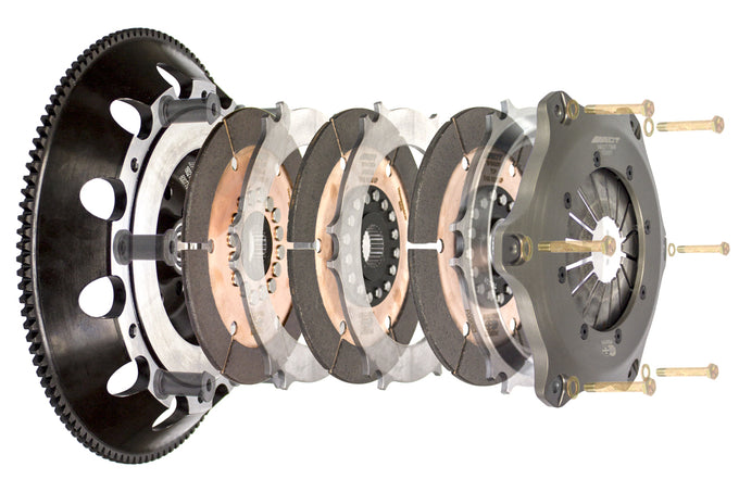 Triple Disc Heavy Duty Sintered Iron Race Clutch Kit <br> Universal Fit