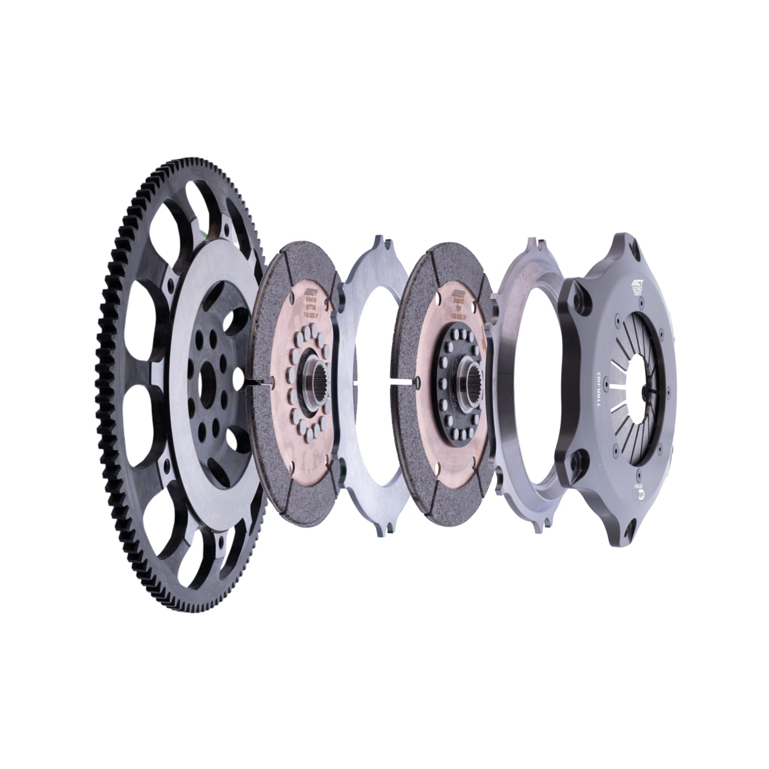 Twin Disc Sintered Iron Race Clutch Kit <br> 94-01 Honda Civic del Sol CR-V Acura Integra