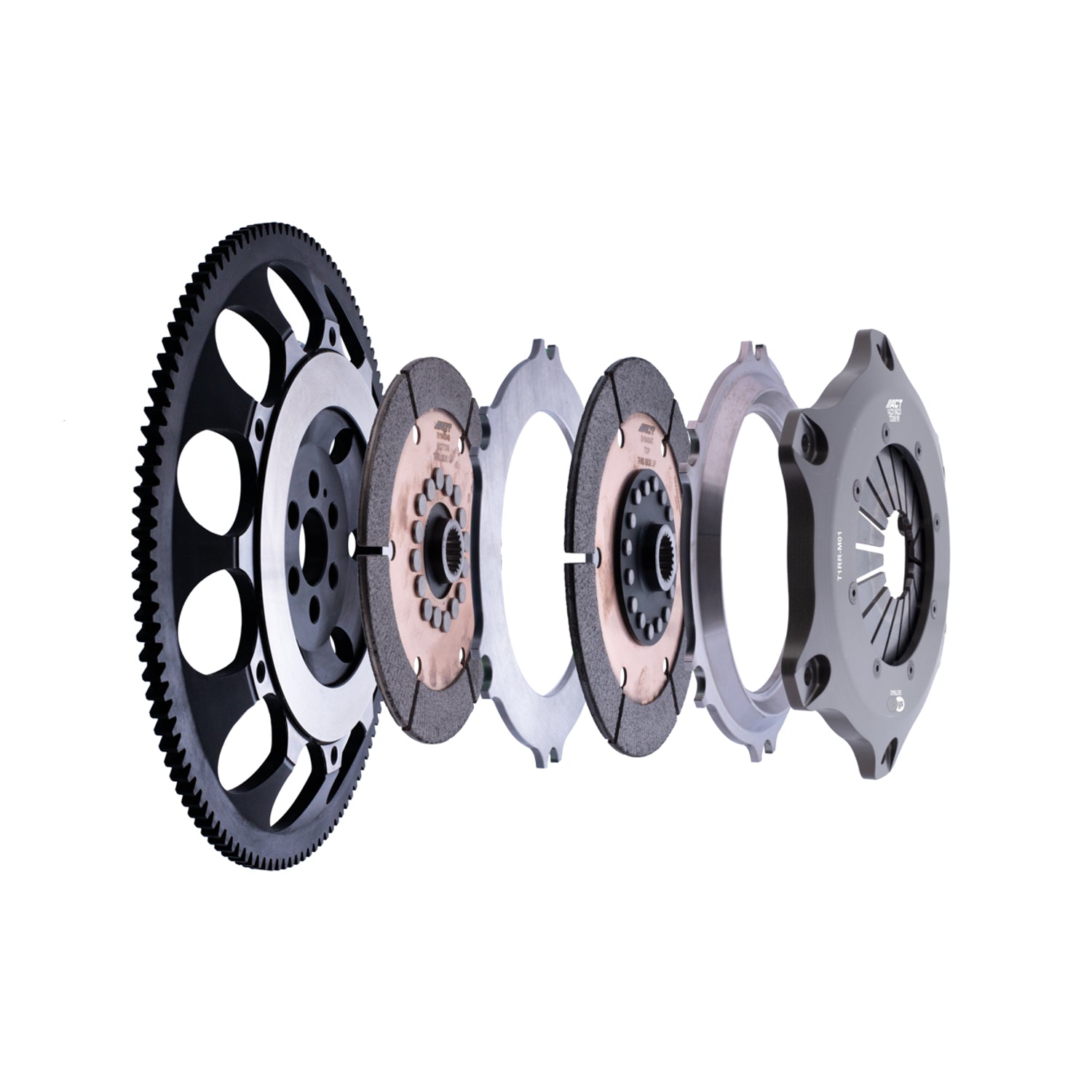 Twin Disc Sintered Iron Race Clutch Kit <br> 90-92 Eagle Talon Plymouth Laser Mitsubishi Eclipse