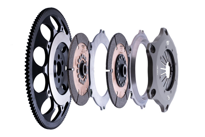 Twin Disc Sintered Iron Race Clutch Kit <br> 90-92 Eagle Talon Plymouth Laser Mitsubishi Eclipse