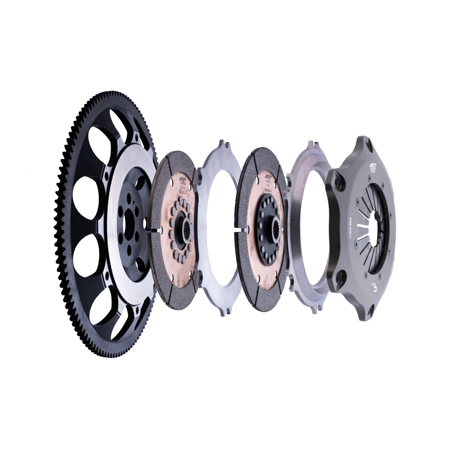 Twin Disc Sintered Iron Race Clutch Kit <br> 92-99 Eagle Talon Plymouth Laser Mitsubishi Eclipse