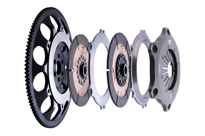 Twin Disc Sintered Iron Race Clutch Kit <br> 92-99 Eagle Talon Plymouth Laser Mitsubishi Eclipse