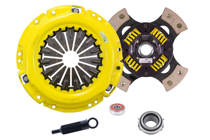 Extreme Race Sprung 4 Pad Clutch Kit <br> 1987-1988,1993-1995 Toyota Pickup 4Runner
