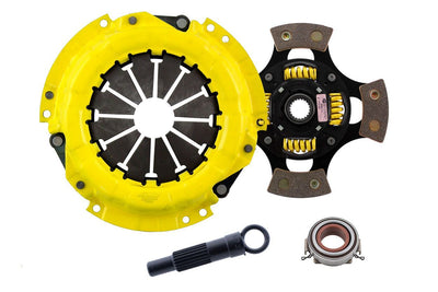 Heavy Duty Race Sprung 4 Pad Clutch Kit <br> 85-91 Toyota Corolla Celica MR2 90-91 Geo Prizm