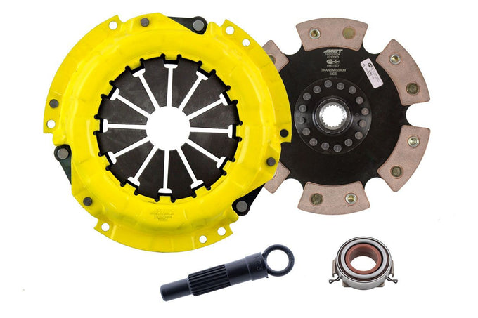 Heavy Duty Race Rigid 6 Pad Clutch Kit <br> 85-91 Toyota Corolla Celica MR2 90-91 Geo Prizm