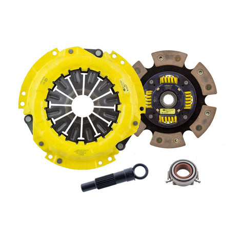 Sport Race Sprung 6 Pad Clutch Kit <br> 85-91 Toyota Corolla Celica MR2 90-91 Geo Prizm