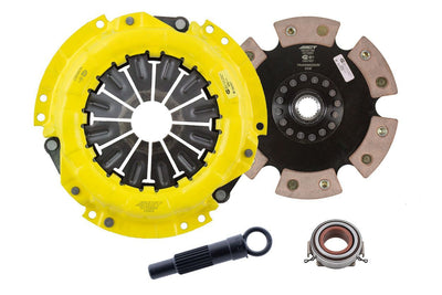 Sport Race Rigid 6 Pad Clutch Kit <br> 85-91 Toyota Corolla Celica MR2 90-91 Geo Prizm