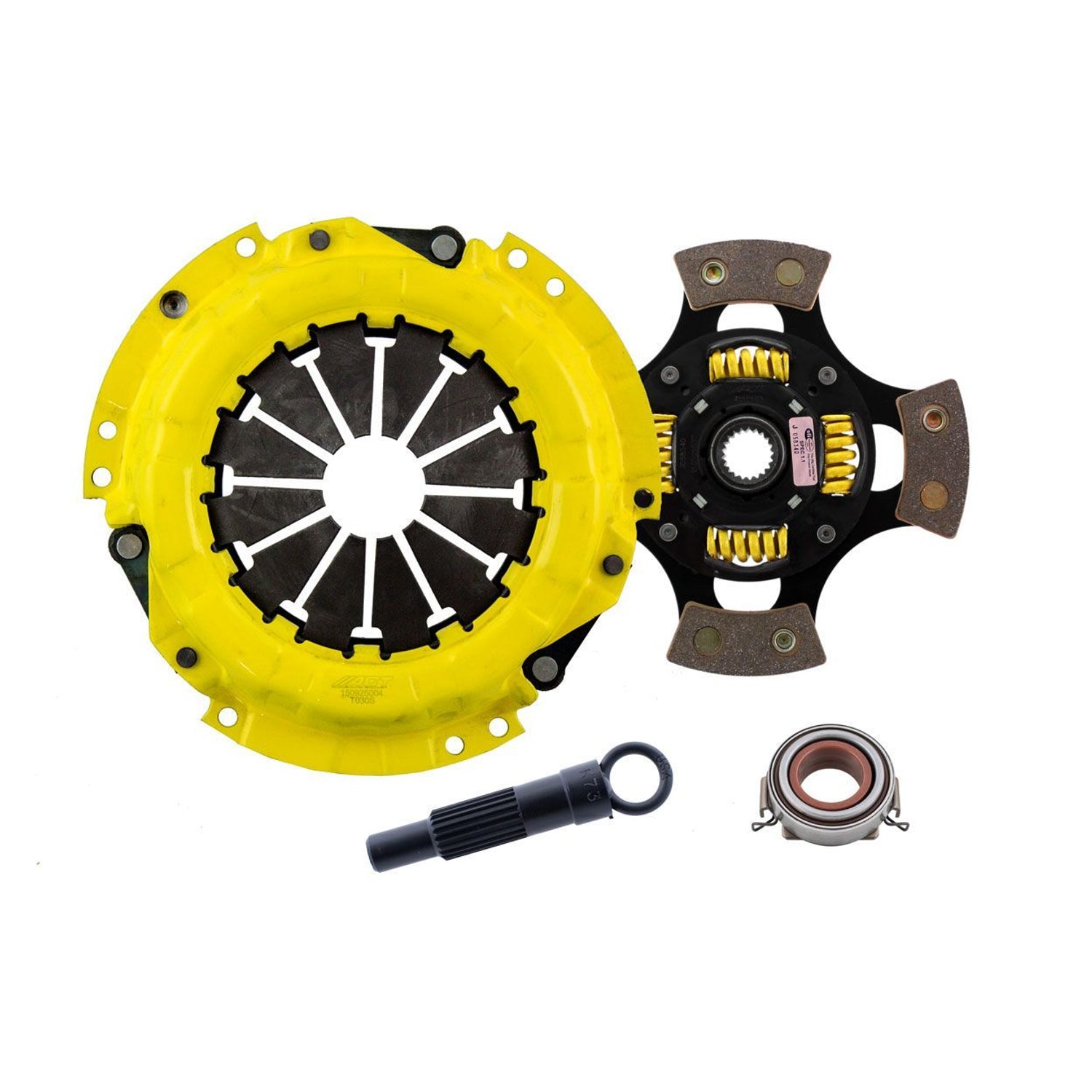 Extreme Race Sprung 4 Pad Clutch Kit <br> 85-91 Toyota Corolla Celica MR2 90-91 Geo Prizm
