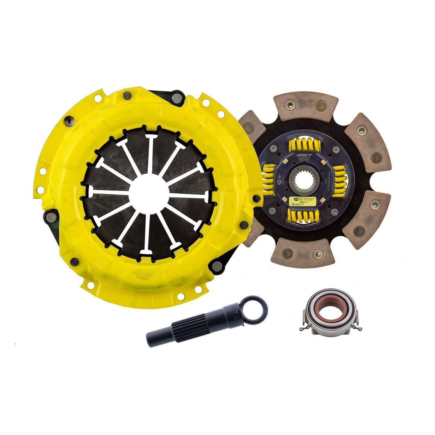 Extreme Race Sprung 6 Pad Clutch Kit <br> 85-91 Toyota Corolla Celica MR2 90-91 Geo Prizm
