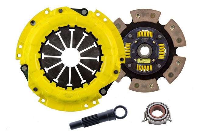 Extreme Race Sprung 6 Pad Clutch Kit <br> 85-91 Toyota Corolla Celica MR2 90-91 Geo Prizm
