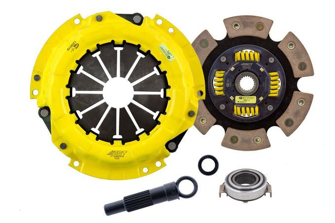Heavy Duty Race Sprung 6 Pad Clutch Kit <br> 91-13 Toyota Corolla Matrix Vibe Celica Geo Prizm