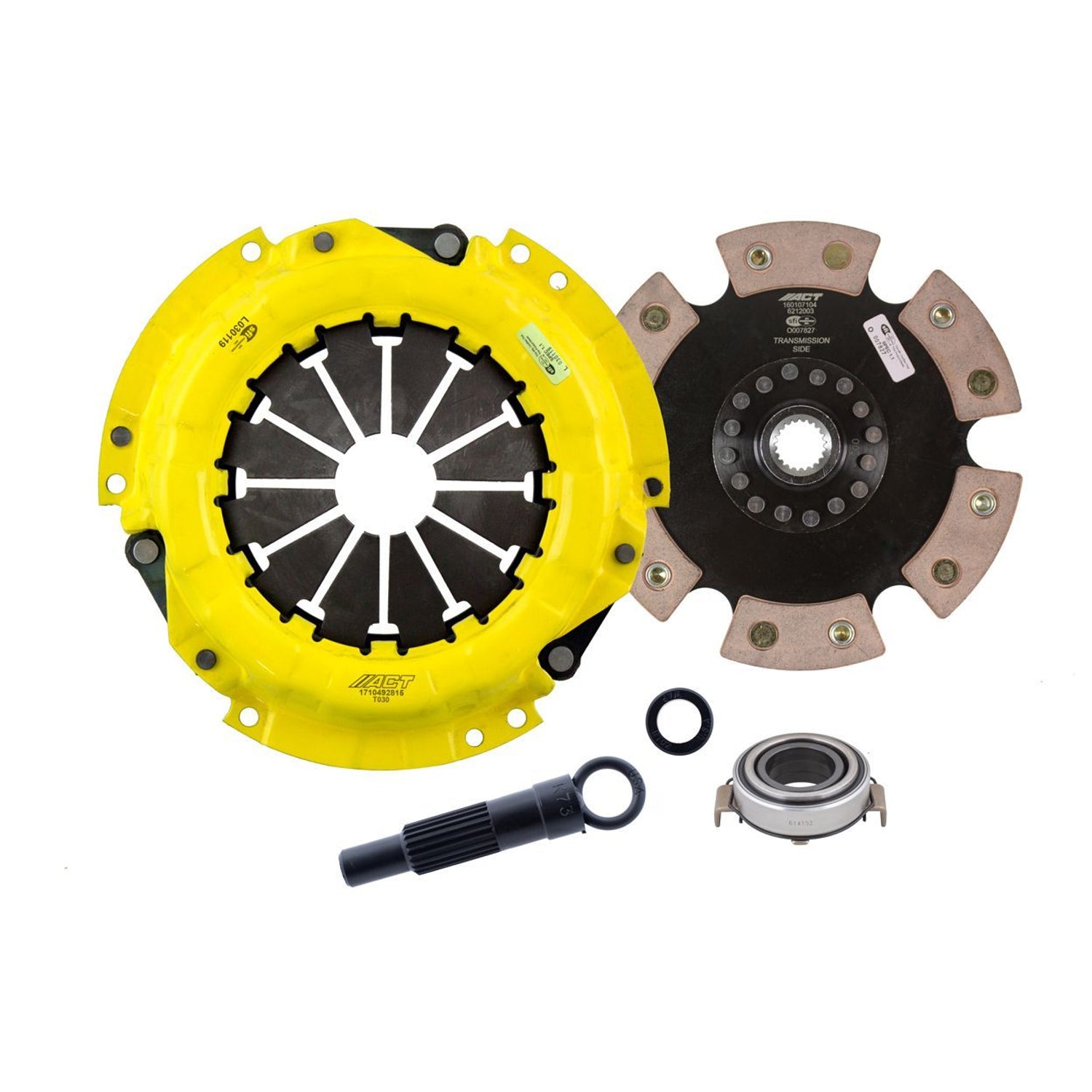 Heavy Duty Race Rigid 6 Pad Clutch Kit <br> 91-13 Toyota Corolla Matrix Vibe Celica Geo Prizm