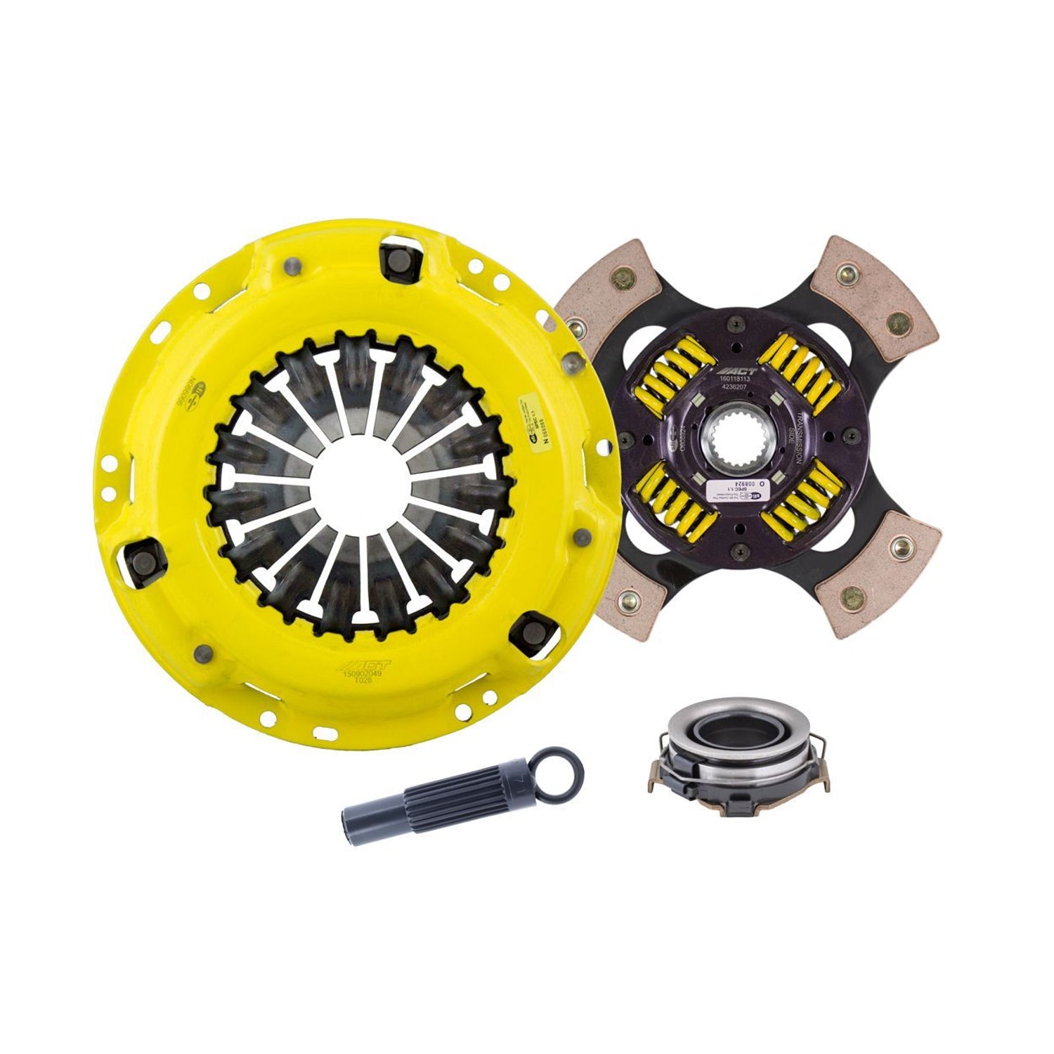 Heavy Duty Race Sprung 4 Pad Clutch Kit <br> 88-06 Toyota Camry Solara Scion tC