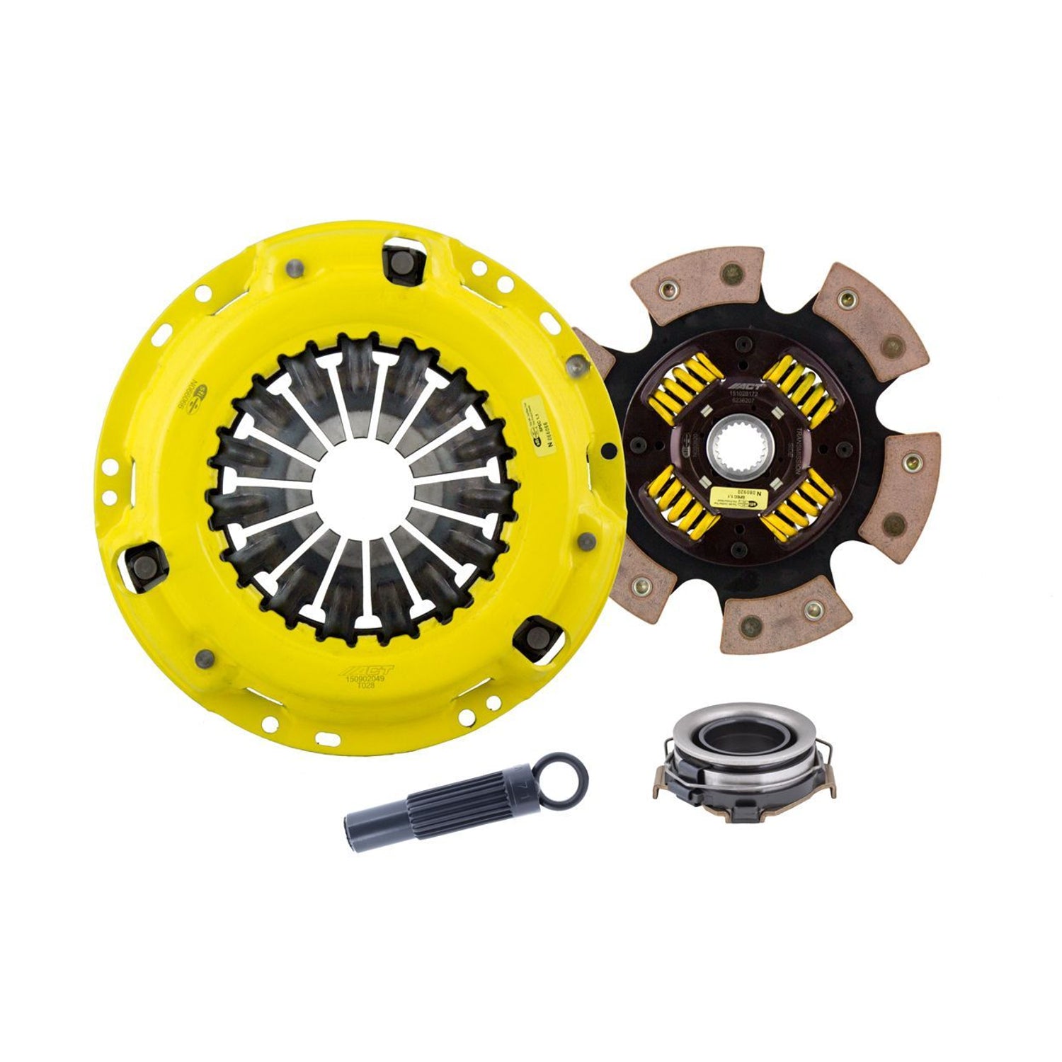 Heavy Duty Race Sprung 6 Pad Clutch Kit <br> 88-06 Toyota Camry Solara Scion tC