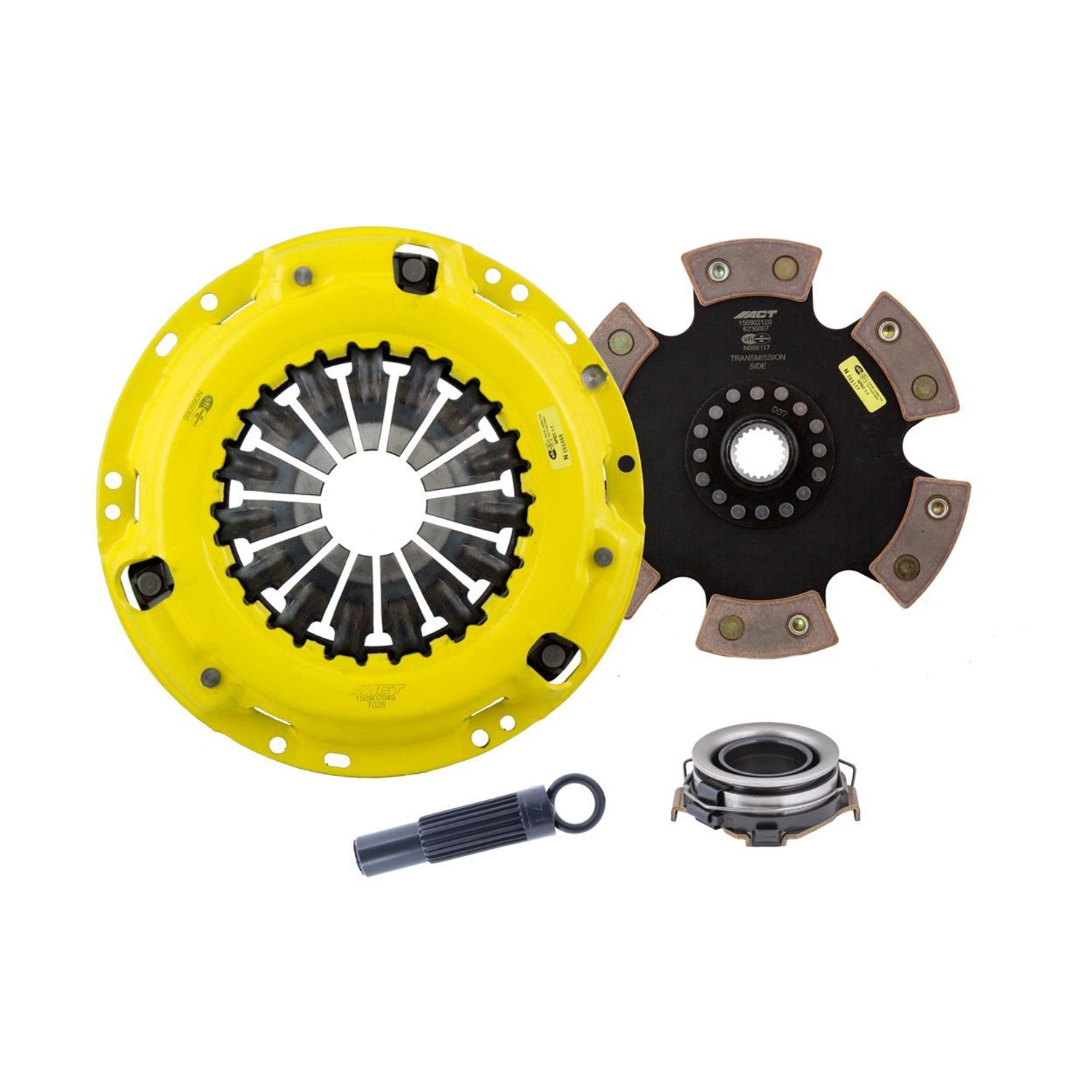 Heavy Duty Race Rigid 6 Pad Clutch Kit <br> 88-06 Toyota Camry Solara Scion tC