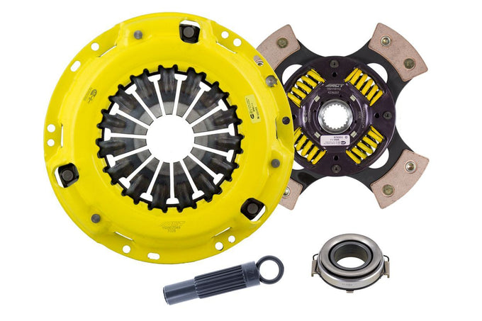 Heavy Duty Race Sprung 4 Pad Clutch Kit <br> 09-13 Toyota Corolla Matrix 06-15 Scion tC xB