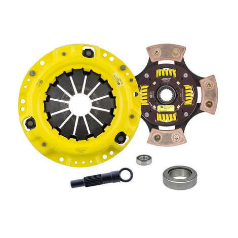 Heavy Duty Race Sprung 4 Pad Clutch Kit <br> 1980-1981,1985-1987 Toyota Corolla