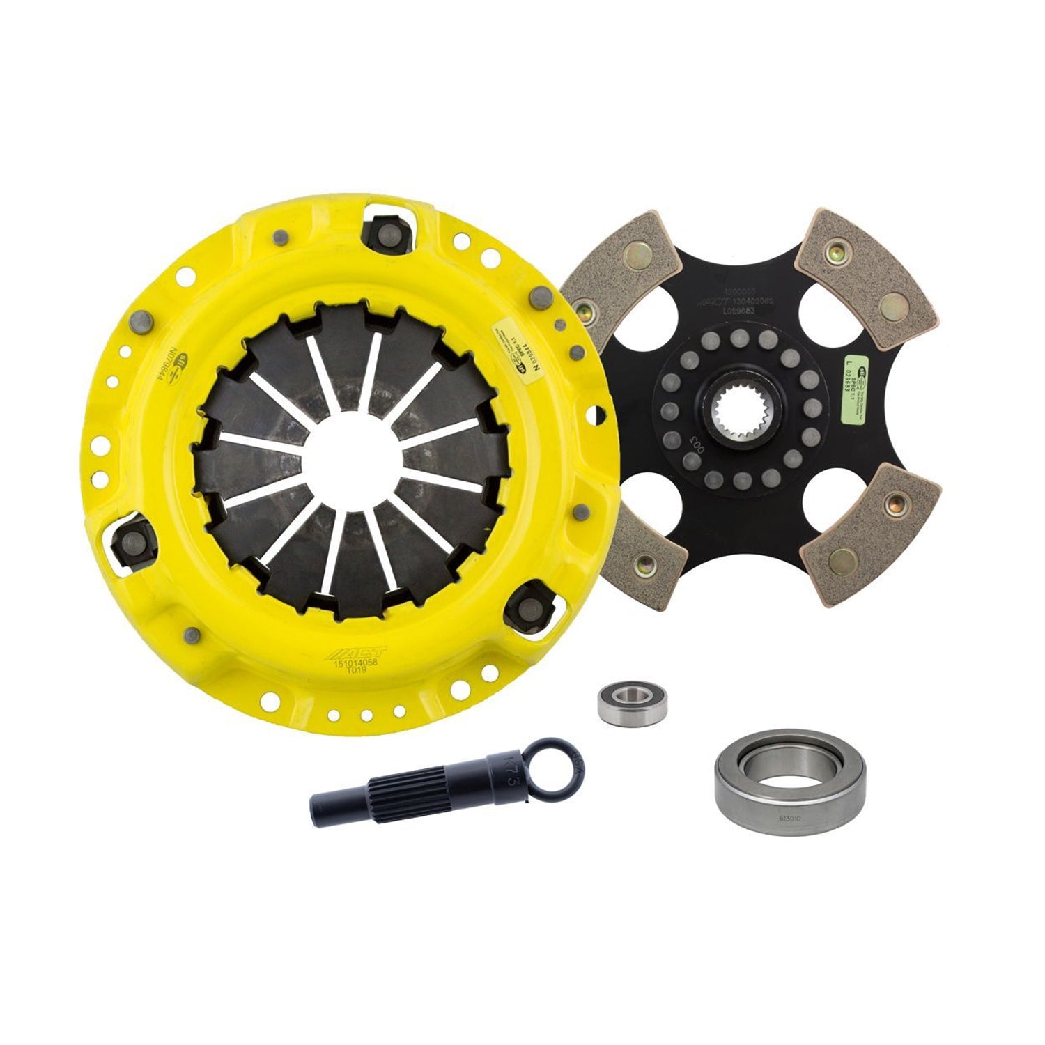Heavy Duty Race Rigid 4 Pad Clutch Kit <br> 1980-1981,1985-1987 Toyota Corolla