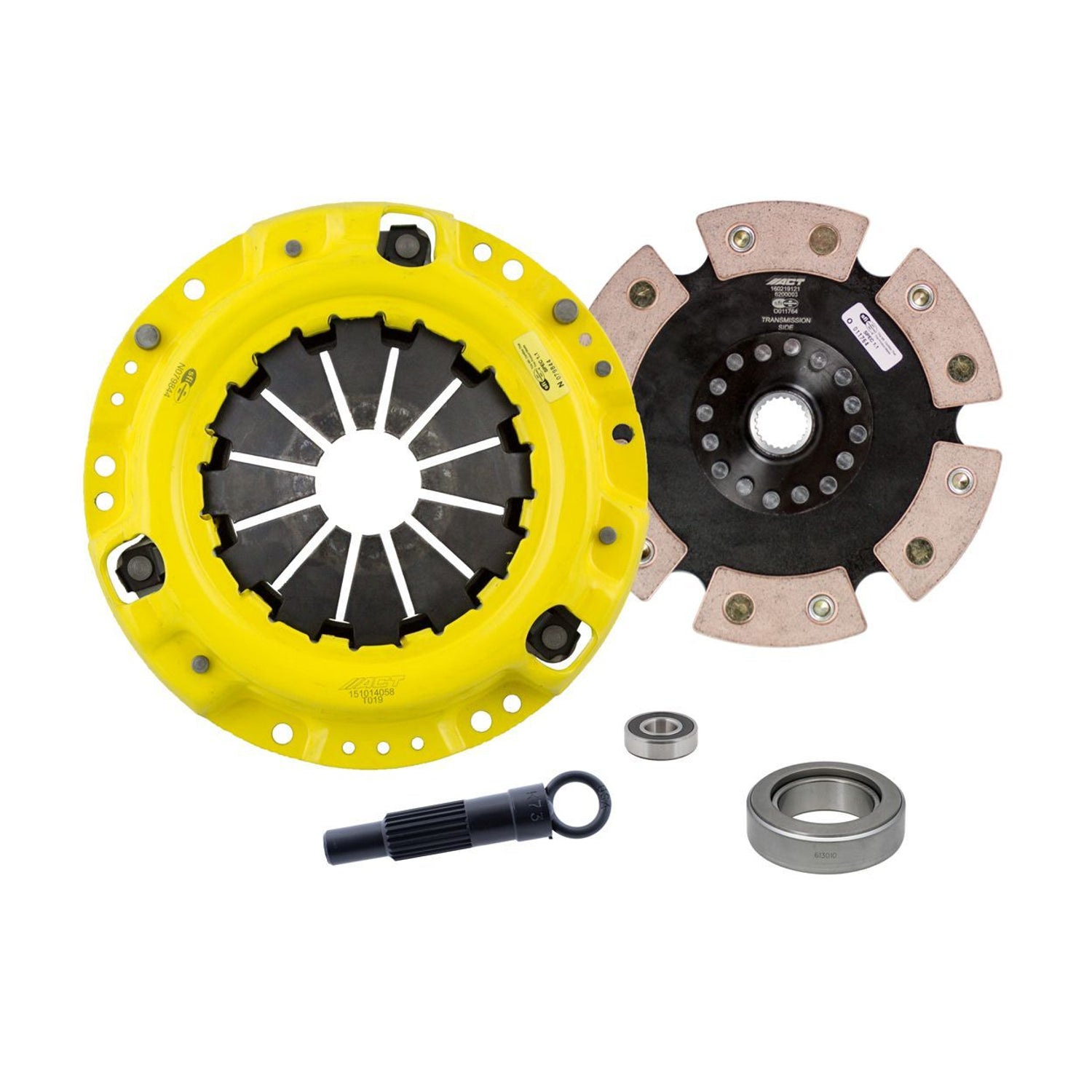 Heavy Duty Race Rigid 6 Pad Clutch Kit <br> 1980-1981,1985-1987 Toyota Corolla