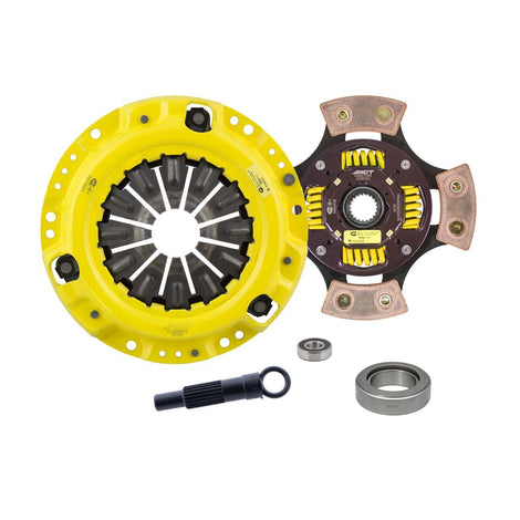 Extreme Race Sprung 4 Pad Clutch Kit <br> 1980-1981,1985-1987 Toyota Corolla