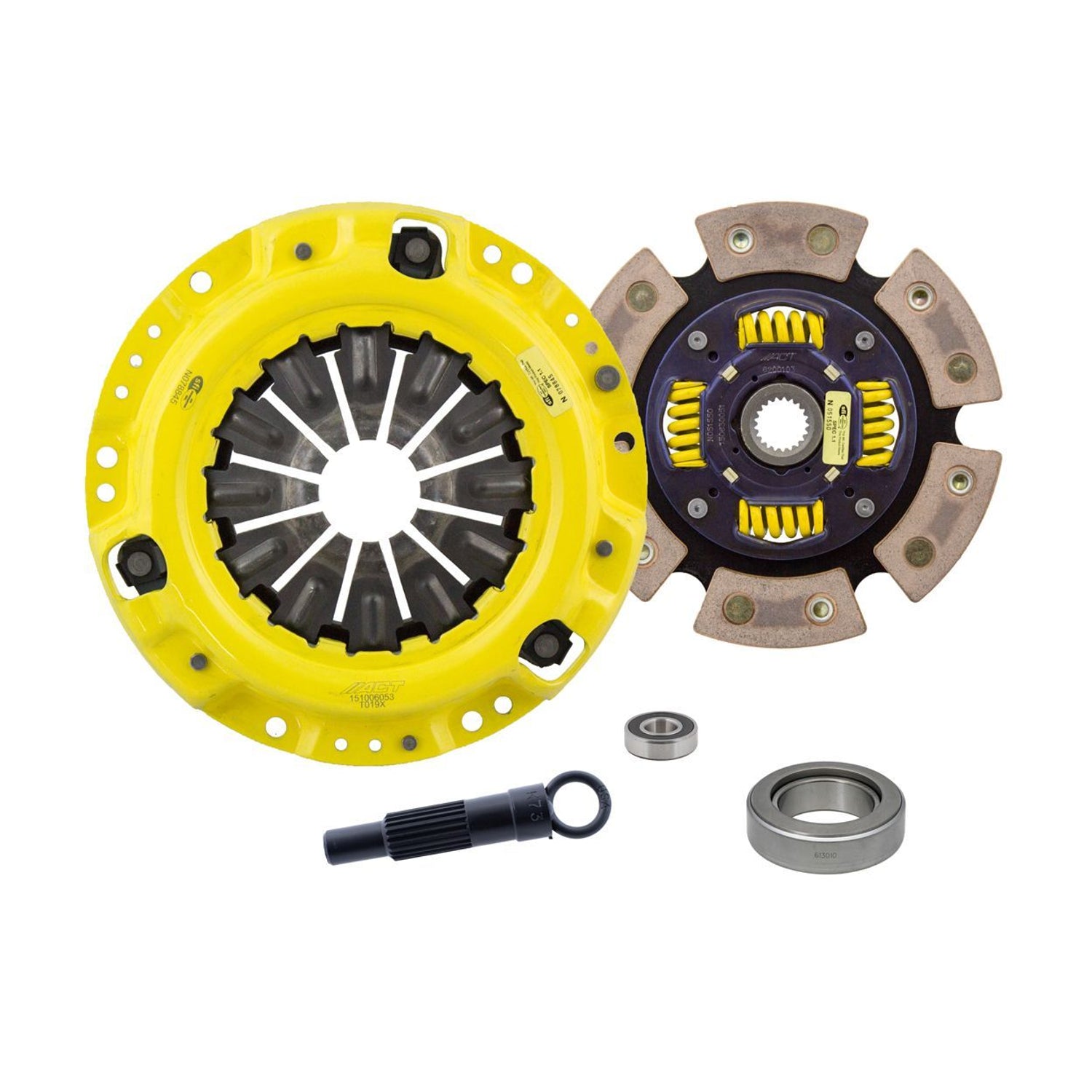 Extreme Race Sprung 6 Pad Clutch Kit <br> 1980-1981,1985-1987 Toyota Corolla