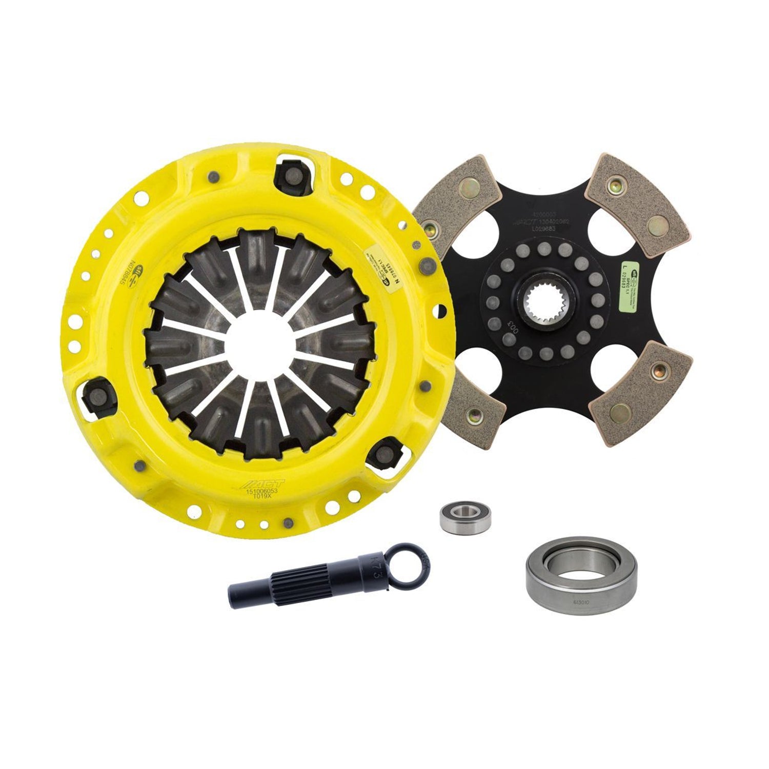 Extreme Race Rigid 4 Pad Clutch Kit <br> 1980-1981,1985-1987 Toyota Corolla